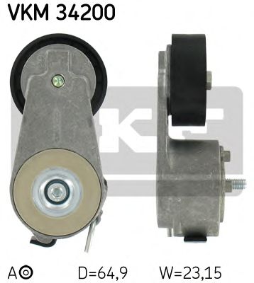 VKM 34200 SKF Натяжний ролик1